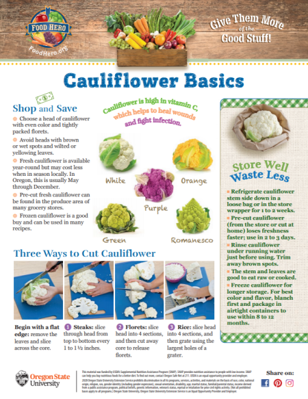 Shopping for Cauliflower