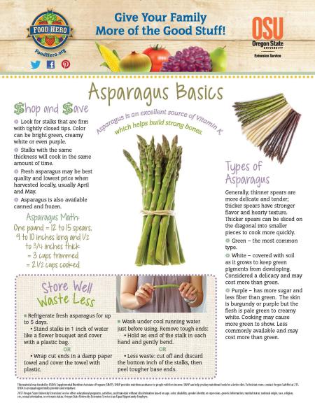 Asparagus Food Hero Monthly