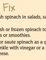 spinach quick fix