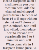 sautedd beets 