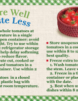 Store Well Waste Less Tomatoes