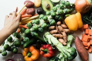 variety of vegetables spread on a table