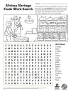 African Heritage Foods Word Search
