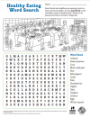 African Heritage Healthy Eating Word Search 