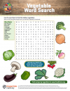 Word Search - Vegetable