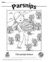 Parsnips Coloring Page