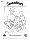 African Heritage Smoothie Coloring Sheet 