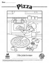 Pizza Coloring Sheets