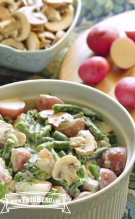 Photo of Creamed Green Beans and Potatoes