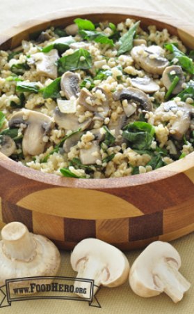 Photo of Mushroom Bulgur Pilaf