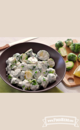 Lemon Dill Brussels Sprouts