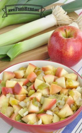 Photo of Sautéed Leeks and Apples