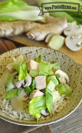Photo of Vegetables and Turkey Stir-Fry