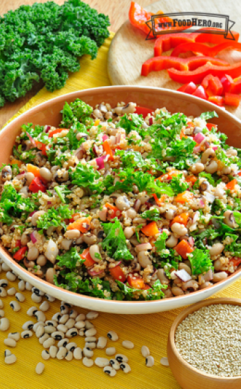 Black-Eyed Peas and Quinoa Salad | Food Hero | Recipe