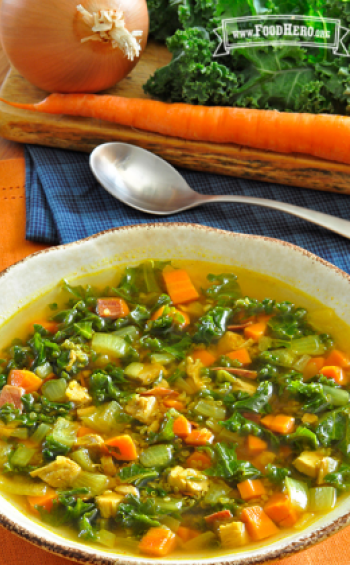 Chicken and Greens Soup | Food Hero | Recipe