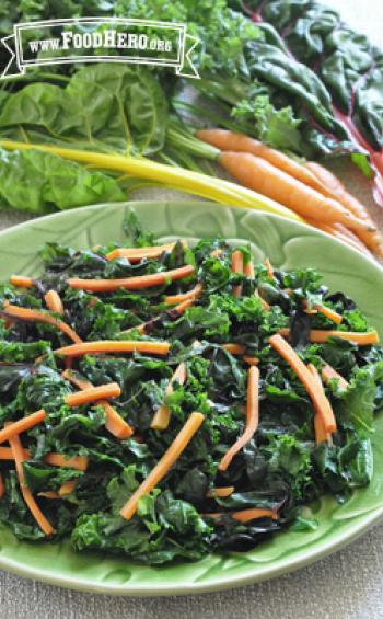 Photo of Greens with Carrots