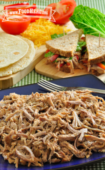 Slow Cooker Pulled Pork | Food Hero | Recipe