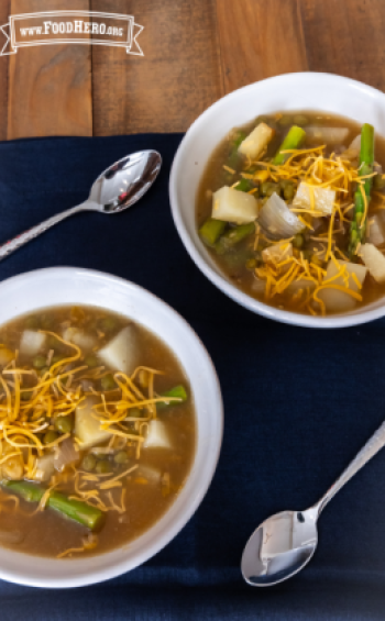 Spring Fling Vegetable Chowder | Food Hero | Recipe