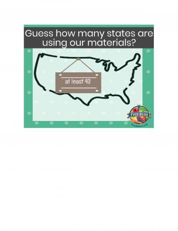 43 States in US Using Food Hero Image