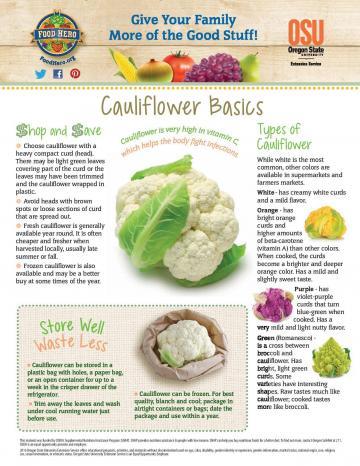 Cauliflower Monthly
