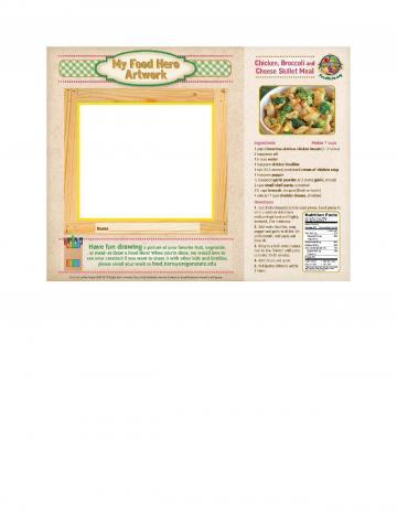 Coloring Calendar Page - English