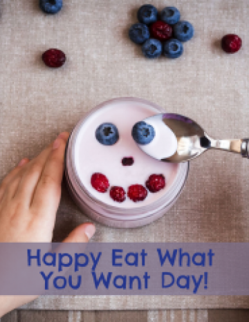 National Eat What You Want Day May 11th