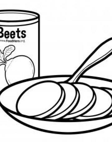 Canned Beets with Bowl