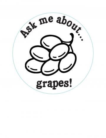 Grapes Hand Stamp