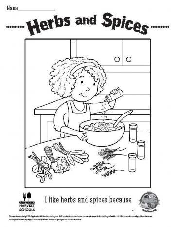 Spice Coloring Page