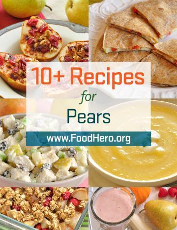 Recipes for Pears