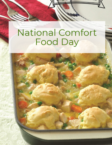 National Comfort Food Day December 5th