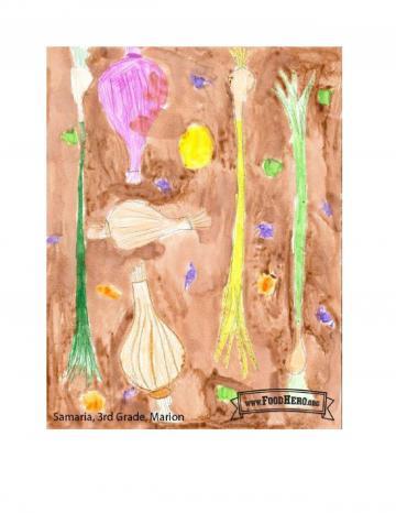 Kids Art Winners - Onion