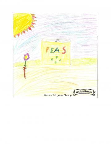 Kids Art Winners - Peas