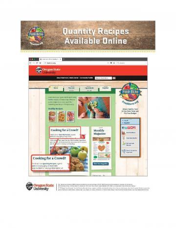 Quantity Recipes Page