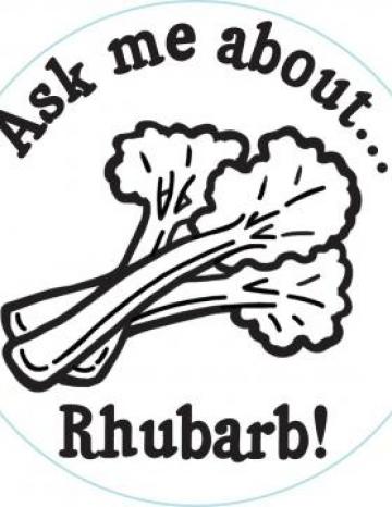 Rhubarb Handstamp