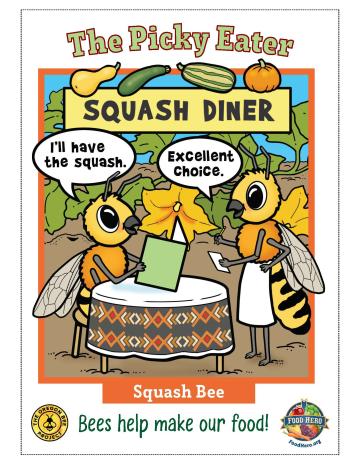 Squash Bee Trading Card