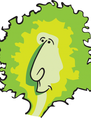 Lettuce Garden Tag Figure