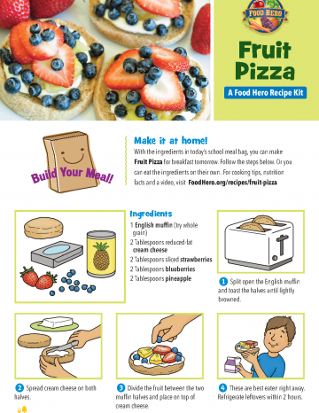 Fruit Pizza Food Hero Recipe Kit - School Breakfast