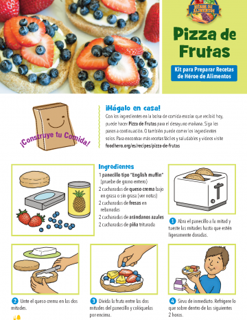 Fruit Pizza Food Hero Recipe Kit - Spanish