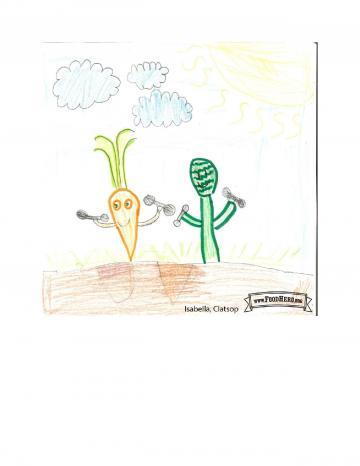 Kids Art Winners - Asparagus