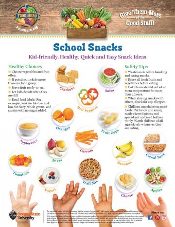 School Snack Monthly - English