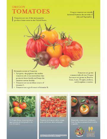 Tomatoes Oregon Harvest Poster