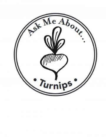 Turnips Hand Stamp