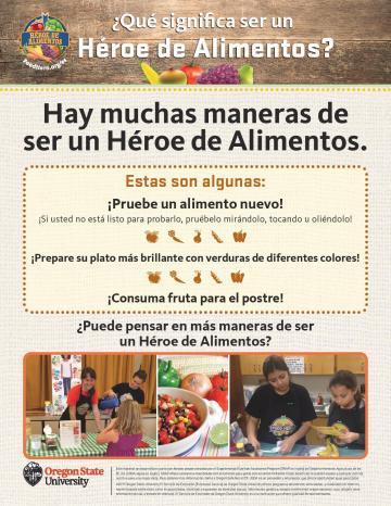 What does it mean to be a Food Hero? - Spanish