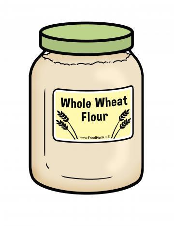 Whole Wheat Flour Illustration