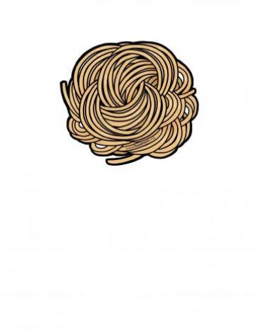 Whole Grain Pasta Illustration