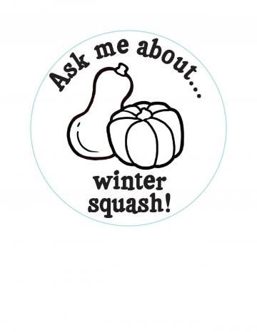 Winter Squash Hand Stamp